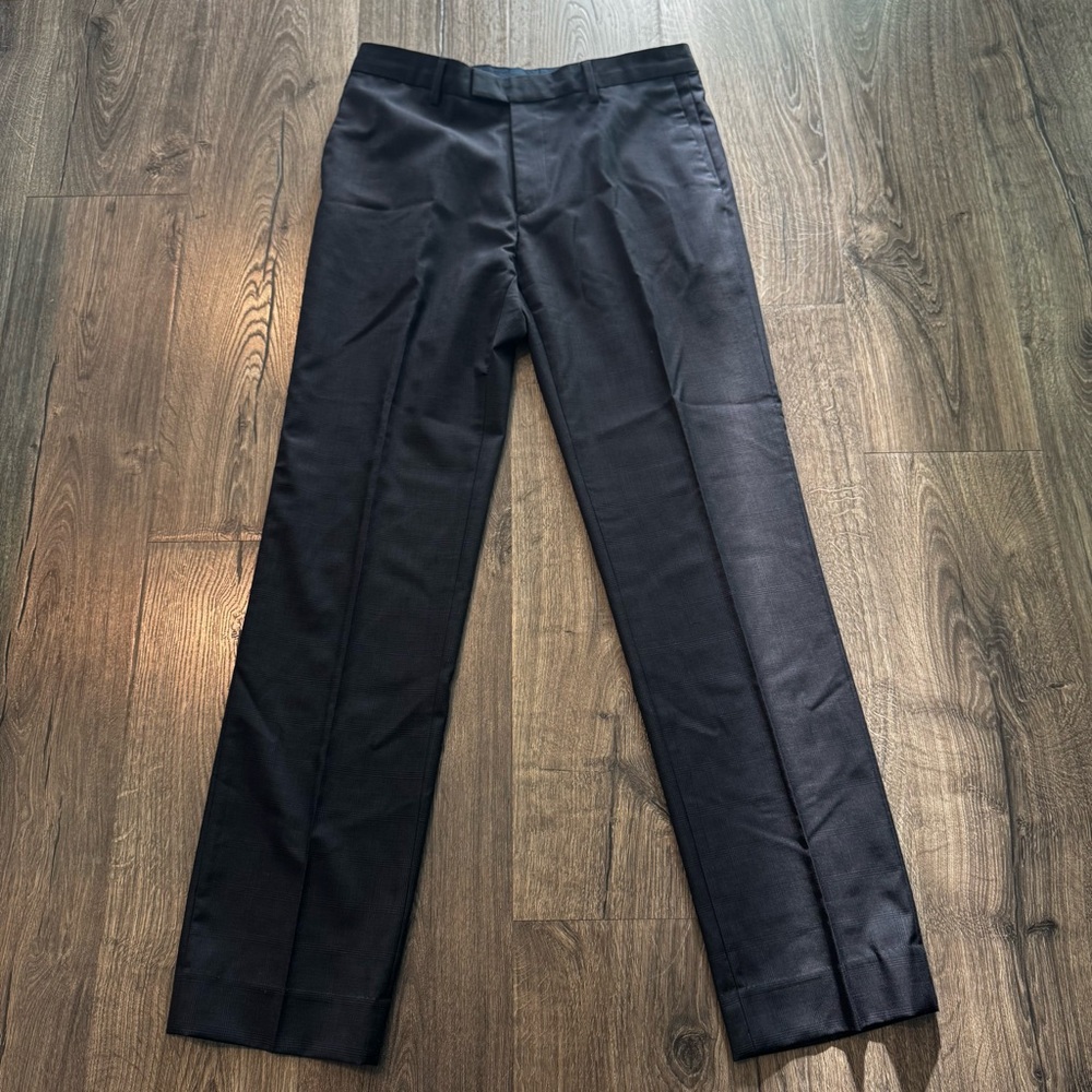 Banana Republic Men's Gray Dress Pants size 32/34 tailored slim fit 100% wool